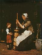 Mihaly Munkacsy, Woman Churning